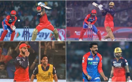 RCB की धमाकेदार जीत, DC से बदला पूरा, दिल्ली में 'किंग' कोहली चमके; क्रुणाल पांड्या ने भी जड़ा अर्धशतक