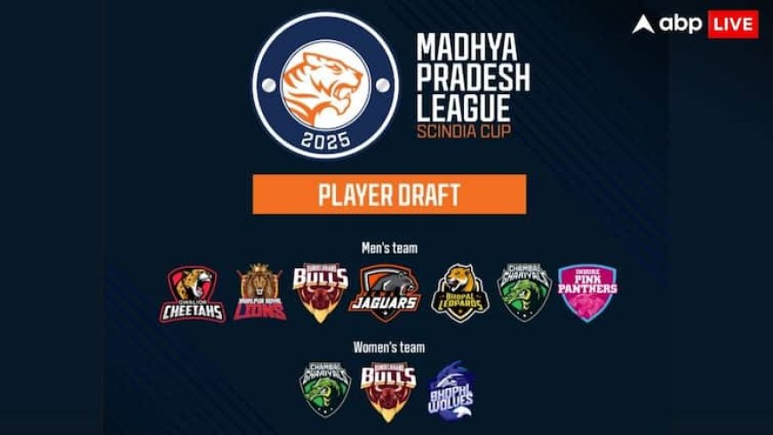 MP के सबसे बड़े क्रिकेट टूर्नामेंट का प्लेयर ड्राफ्ट कल; महारानी प्रियदर्शिनी राजे सिंधिया होंगी मौजूद