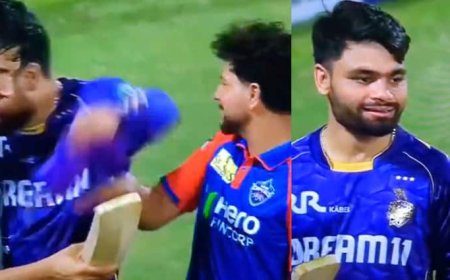 IPL 2025: क्या सच में कुलदीप यादव ने रिंकू सिंह को मारा था थप्पड़, पूरे विवाद पर KKR ने अब शेयर कर दिया ये वीडियो