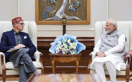 पहलगाम हमले के बाद पीएम मोदी से पहली बार मिले CM उमर अब्दुल्ला, प्रधानमंत्री संग आधे घंटे चली बैठक