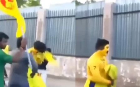 थप्पड़-घूसे और फिर..., CSK के फैन की हुई पिटाई, सड़क पर दौड़ा-दौड़ा कर मारा; वीडियो वायरल