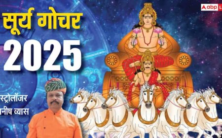 Surya Gochar 2025: 15 मई से इन राशियों का चमकेगा भाग्य, सूर्य गोचर से मिटेंगे कष्ट