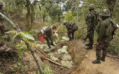 Manipur: मणिपुर में सुरक्षाबलों की उग्रवादियों से मुठभेड़, असम राइफल्स ने 10 को मार गिराया