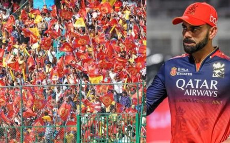 RCB vs KKR: आज लाल नहीं सफेद होगा बेंगलुरु का एम चिन्नास्वामी स्टेडियम, विराट कोहली के लिए स्पेशल तैयारी