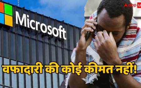 '25 साल दिया, बीमारी में काम किया', Microsoft से गई नौकरी तो पत्नी ने बयां किया कलेजा चीर देने वाला दर्द