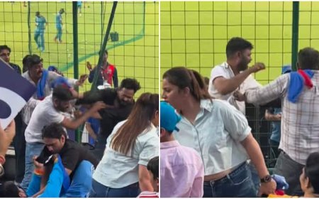 IPL 2025: अरुण जेटली स्टेडियम में बीच मैच में बवाल, जमकर चले लात-घूंसे; वीडियो हुआ वायरल