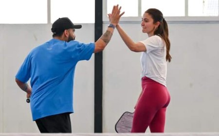 Virat Kohli-Anushka Sharma: विराट कोहली और अनुष्का शर्मा ने एक ही टीम से खेला ये खेल, सामने थी ये जोड़ी; RCB ने शेयर की तस्वीरें