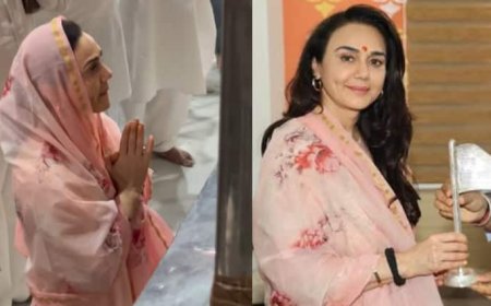 खाटू श्याम के दरबार में पहुंची प्रीति जिंटा, पंजाब की IPL में जीत के लिए की प्रार्थना