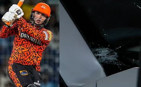 Watch: अभिषेक शर्मा के गगनचुंबी छक्के ने फोड़ा कार का शीशा, 'टाटा कर्व' की बदल गई सूरत; वीडियो वायरल