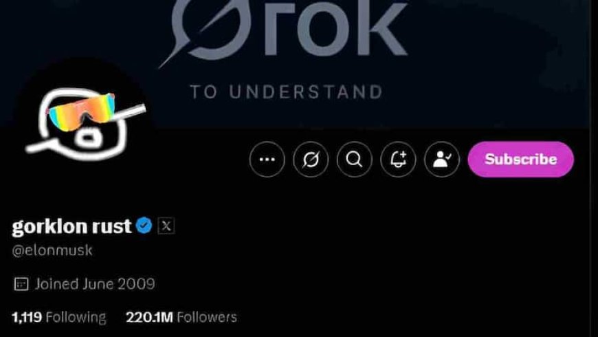 Elon Musk ने X पर बदला अपना नाम! जानें क्या है 'Gorklon Rust' का मतलब