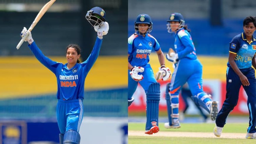 INDW VS SLW: फाइनल में स्मृति मंधाना ने जड़ा शतक, भारत ने श्रीलंका को दिया 343 रनों का लक्ष्य
