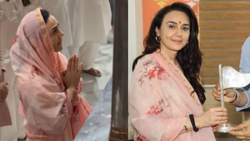 खाटू श्याम के दरबार में पहुंची प्रीति जिंटा, पंजाब की IPL में जीत के लिए की प्रार्थना