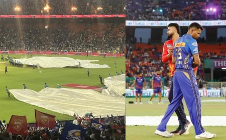 मुंबई-पंजाब क्वालीफायर में कट-ऑफ टाइम, बारिश नहीं रुकी तो कितने बजे आएगा फैसला?