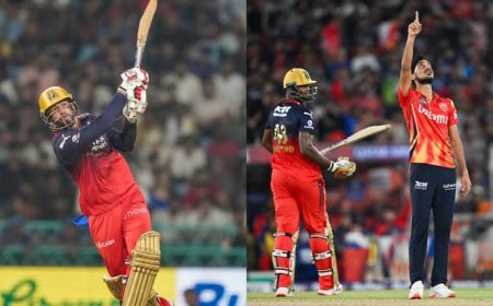 RCB VS PBKS Final: जितेश शर्मा से दहशत में आ गई थी पंजाब किंग्स, फिर बेंगलुरु ने 19 रनों के भीतर गंवा दिए 4 बड़े विकेट