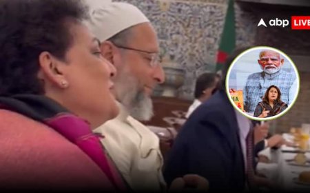 Operation Sindoor: पाकिस्तान की पोल खोलने गईं BJP सांसद ने गाया 'जाने तू या जाने ना...' ओवैसी लगे मुस्कुराने, वीडियो देख बोली कांग्रेस- अलग ही माहौल