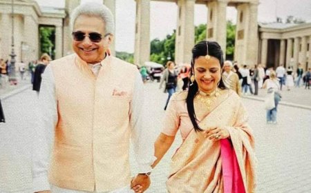 65 साल के पिनाकी मिश्रा, 50 साल की महुआ मोइत्रा, जर्मनी में कर ली शादी, वायरल हो गईं तस्वीरें