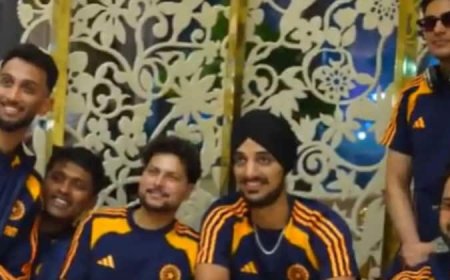 Ind Vs Eng: पांच टेस्ट मैचों की सीरीज के लिए इंग्लैंड पहुंची टीम इंडिया, 'गिल एंड कंपनी' के हौसले बुलंद, देखें वीडियो