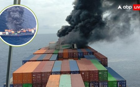 कोच्चि के नजदीक सिंगापुर के जहाज में भीषण आग, चार क्रू-मेंबर्स लापता, भारतीय तटरक्षक बल ने तैनात किए आठ जहाज