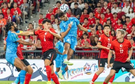 टीम इंडिया की बड़ी हार, 2027 एशियाई कप क्वालीफायर मैच में हांगकांग से मिली शिकस्त