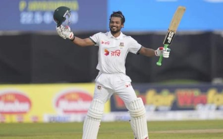 SL VS BAN: भारत-इंग्लैंड छोड़ो, वहां बांग्लादेशी कप्तान ने लिख डाला नया इतिहास; बनाया ऐतिहासिक रिकॉर्ड