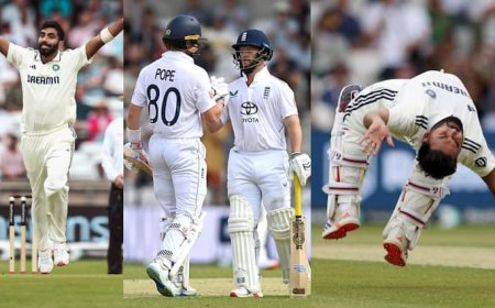 पंत-बुमराह का 'ब्लॉकबस्टर' शो, बाकी सब फ्लॉप; पहली पारी में इंग्लैंड 262 रनों से पीछे; जानें दूसरे दिन क्या-क्या हुआ