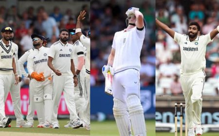 IND vs ENG: बुमराह का पंजा, सिराज-प्रसिद्ध ने भी निकाला अंग्रेजों का दम; पहली पारी में इतने रन से आगे टीम इंडिया