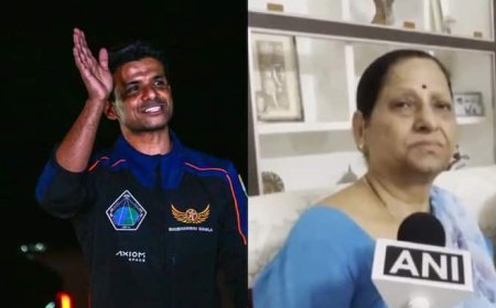 स्पेस के लिए रवाना हुआ बेटा तो रो पड़ीं शुभांशु शुक्ला की मां, जानें पहली प्रतिक्रिया