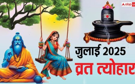 July Vrat Tyohar 2025: जुलाई व्रत-त्योहार 2025 की लिस्ट, नाग पंचमी, देवशयनी एकादशी, हरियाली तीज कब ?