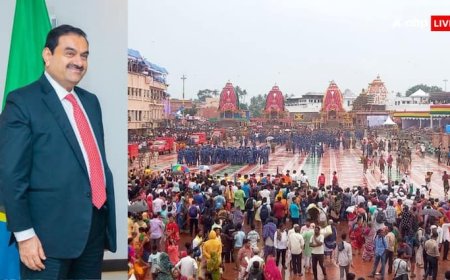 महाकुंभ मेले के बाद पुरी रथ यात्रा में अडानी ग्रुप का सेवा कैंपेन, 40 लाख भक्तों को मिल रहा फ्री भोजन