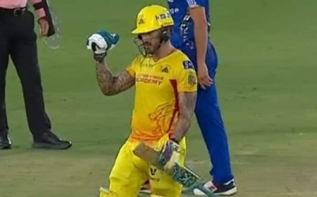 41 साल के फाफ डुप्लेसिस का विस्फोटक शतक, MLC में बनाया ये रिकॉर्ड