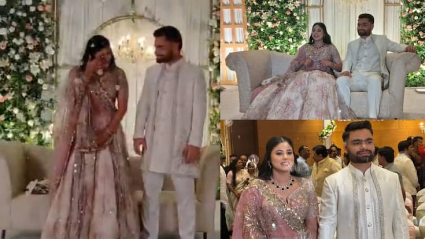 Rinku Singh-Priya Saroj Engagement: रिंकू सिंह ने पहनाई अंगूठी तो भावुक हुई प्रिया सरोज, नहीं रोक पाई आंसू; देखें सगाई की Inside Pics