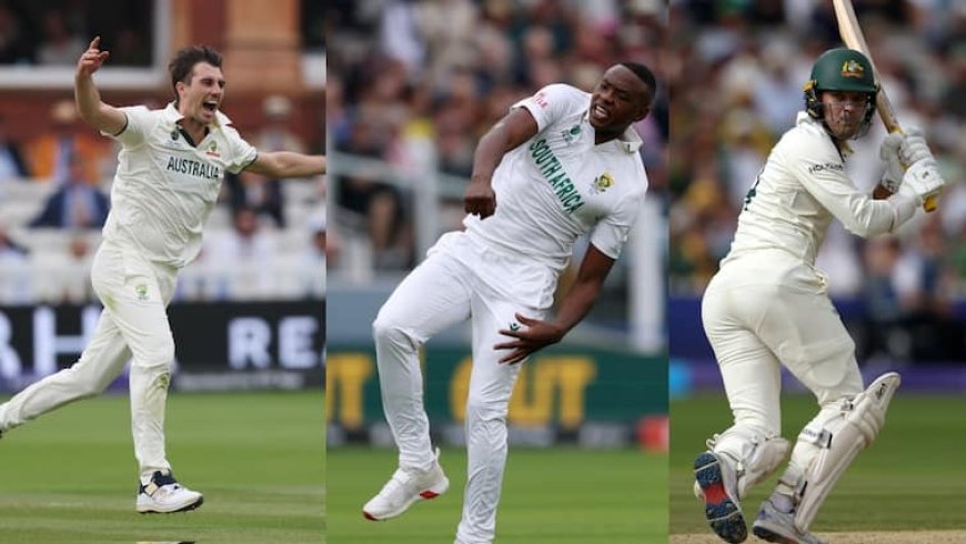 कमिंस के 6 विकेट, फिर दक्षिण अफ्रीका के लिए 'कबाब में हड्डी' बने एलेक्स कैरी; फ्रंटफुट पर ऑस्ट्रेलिया, पढ़ें डे रिपोर्ट