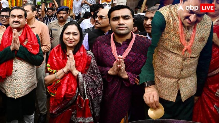 भगवान जगन्नाथ की रथयात्रा में शामिल हुआ अडानी परिवार, 'प्रसाद सेवा' में बंटाया हाथ, देखिए तस्वीरें