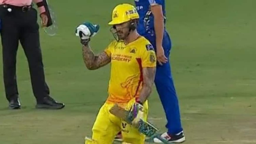 41 साल के फाफ डुप्लेसिस का विस्फोटक शतक, MLC में बनाया ये रिकॉर्ड