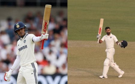 IND VS ENG: बर्मिंघम टेस्ट में शुभमन गिल ने रचा इतिहास, इस मामले में की गांगुली-कोहली की बराबरी
