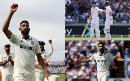 तीसरे दिन चला 'मियां मैजिक', सिराज-आकाशदीप ने चटका दिए 10 विकेट; भारत को 244 की बढ़त, पढ़ें डे रिपोर्ट