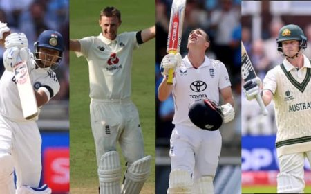 ICC Test Ranking : आईसीसी टेस्ट रैंकिंग में कौन हैं टॉप 5 बल्लेबाज ,जानिए पूरी लिस्ट