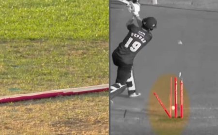 Somerset vs Essex: गेंद से विकेट को तोड़ा नहीं, चीर डाला… इंग्लैंड के इस गेंदबाज का कारनामा जान दंग रह जाएंगे आप