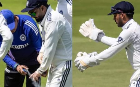 IND vs ENG 3rd Test :  ऋषभ पंत हुए चोटिल, ध्रुव जुरेल ने की विकेटकीपिंग ,क्या उतरेंगे बल्लेबाजी करने? जानिए ICC के नियम