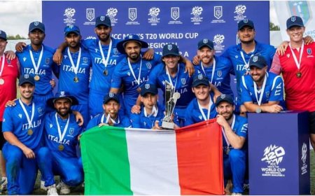 इटली क्रिकेट टीम ने पूरी दुनिया को चौंकाया, 'भारत' में होने वाले 2026 टी20 वर्ल्ड कप के लिए किया क्वालीफाई