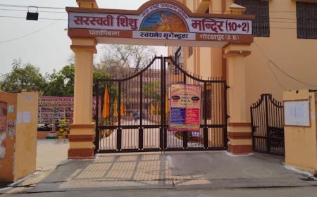 देश-दुनिया के पहले सरस्वती शिशु मंदिर में आजादी के बाद से तैयार हो रही है संघ की नई पौध, गोरक्षपीठ से है गहरा नाता