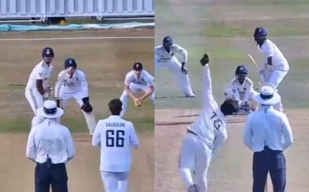 वैभव सूर्यवंशी तो निकले ऑलराउंडर, टेस्ट में टी20 स्टाइल में ठोकी फिफ्टी; फिर गेंद से ढाया कहर