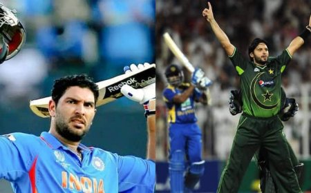 शाहिद अफरीदी से कितना आगे हैं युवराज सिंह, किस खिलाड़ी ने वनडे क्रिकेट में बनाए हैं ज्यादा रन?