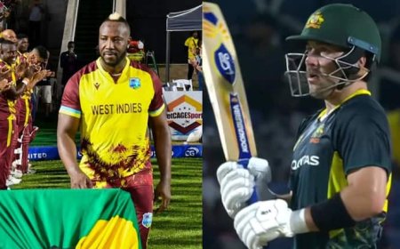 WI vs AUS 2nd T20: फेयरवेल मैच में भी आंद्रे रसेल को नहीं बख्शा, जोश इंग्लिस ने की वेस्टइंडीज गेंदबाजों की कुटाई
