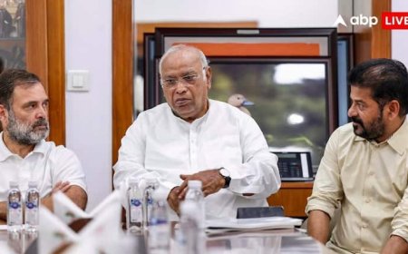 Congress Meeting: सीएम रेवंत रेड्डी ने राहुल गांधी और मल्लिकार्जुन खरगे से की मुलाकात, जाति सर्वेक्षण पर दी जानकारी