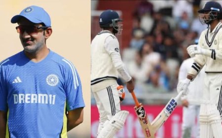 मैनचेस्टर टेस्ट के हैंडशेक विवाद पर गौतम गंभीर ने तोड़ी चुप्पी, बोले, 'अगर कोई अंग्रेज बल्लेबाज़ होता तो क्या मैदान छोड़ देते'