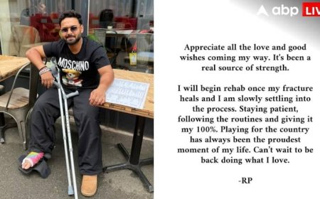 सोशल मीडिया पर छलका ऋषभ पंत का दर्द, इंजरी पर खुद दिया बड़ा अपडेट; जानें वापसी पर क्या कहा