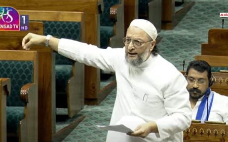 'पानी और खून साथ नहीं बहेगा, लेकिन आप क्रिकेट साथ खेलेंगे' ऑपरेशन सिंदूर पर ओवैसी ने संसद में क्या-क्या कहा?