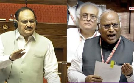 'मेंटल बैलेंस खोकर...', मल्लिकार्जुन खरगे के लिए ऐसा क्या बोले जेपी नड्डा कि संसद में मच गया हंगामा?