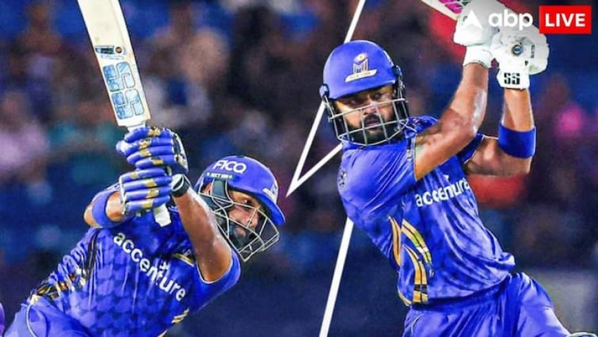KKR की टीम चारों खाने चित्त, निकोलस पूरन पर भारी पड़ा ये खूंखार बल्लेबाज; MI की 8 विकेट से बंपर जीत